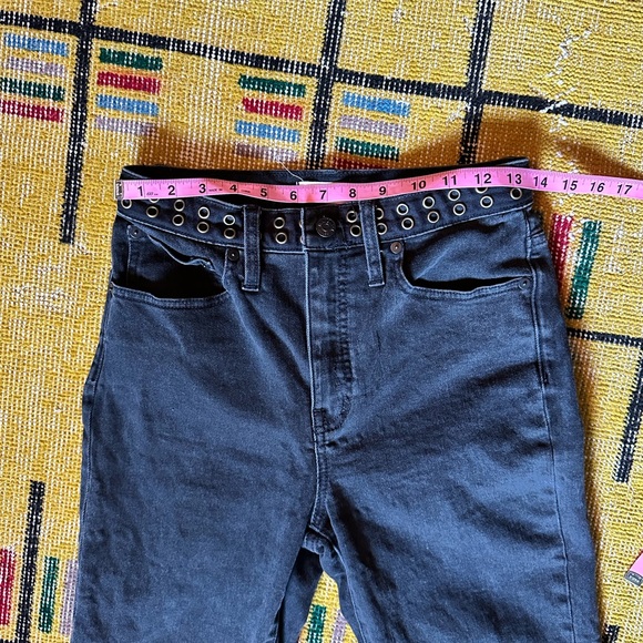 Madewell Classic Straight Jeans in Lunar Wash: Grommet Edition - Picture 2 of 9